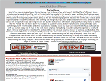 Tablet Screenshot of kickstarttv.com